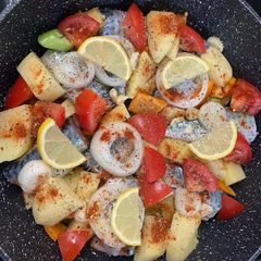 A picture of Fish casserole.