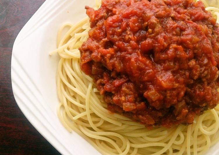 Our Family's Spaghetti Meat Sauce