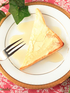 A picture of For Breakfast: Rich Cheesecake-Like Toast.