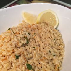 Orzo With Lemon, Basil & Garlic A picture of Orzo With Lemon, Basil & Garlic.