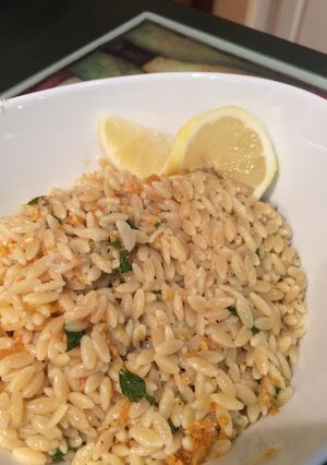 A picture of Orzo With Lemon, Basil & Garlic.