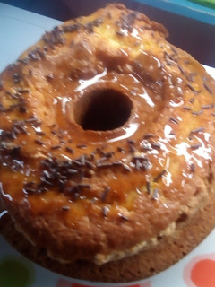 Una foto de Torta de Naranja💞🍊🍊🍊🍊💞