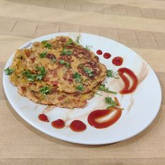 A picture of Stuffed Besan Chilla.