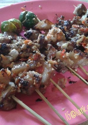 Foto resep Sate Babi Teflon / Ragey Khas Manado (Non Halal 🐷)