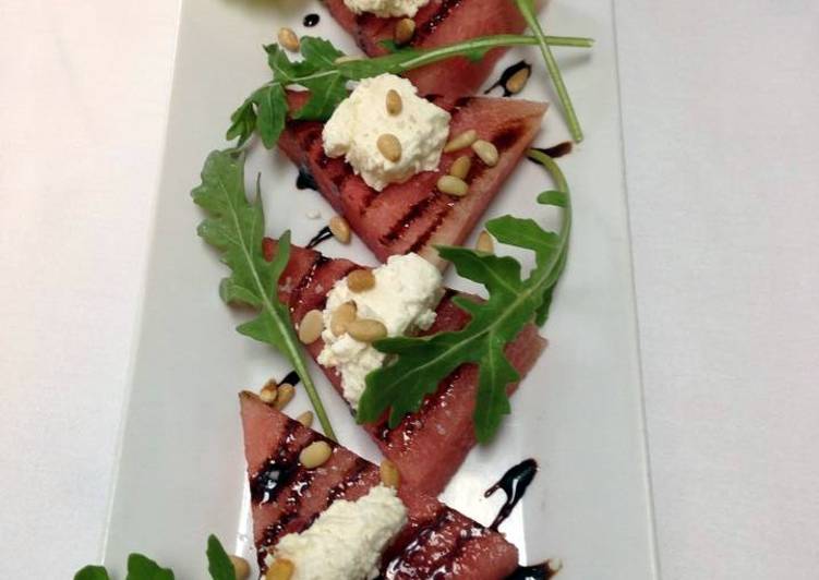 Recipe: Delicious Watermelon and feta salad