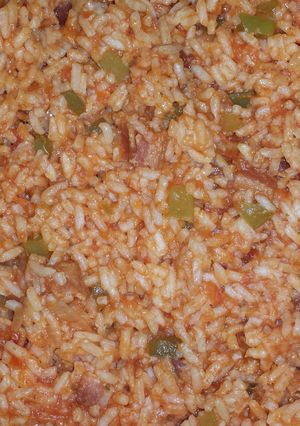 A picture of John's Spanish Rice.
