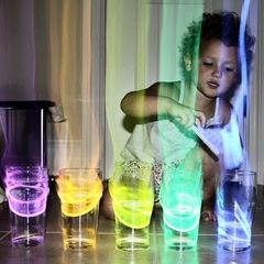 A picture of Tinklee' s. Glowing Xylophone Light Show.