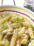 Creamy Pasta With Burdock Root and Sweet Potato