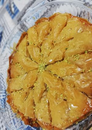 صورة لوصفة بقلاوة جوز (عين الجمل) 😋♥️