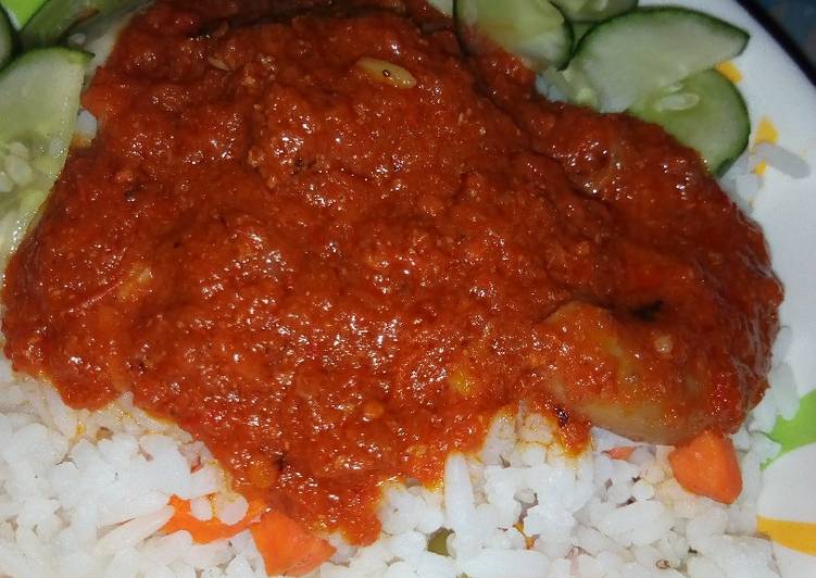 Steps to Prepare Any-night-of-the-week White rice with carrot stew Cooking Basics for Beginners