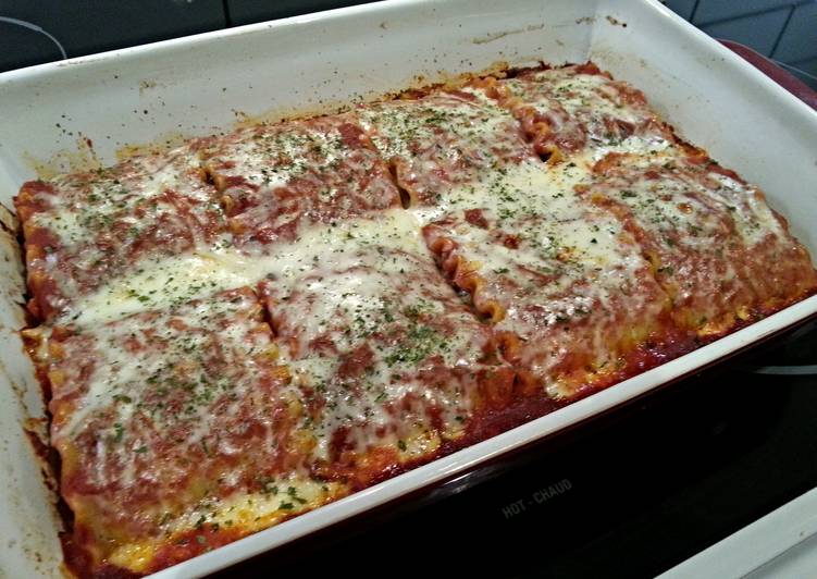 Step-by-Step Guide to Prepare Homemade Lasagna roll ups