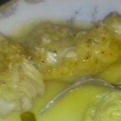 Momma's garlic lemon pepper Ling cod A picture of Momma's garlic lemon pepper Ling cod.