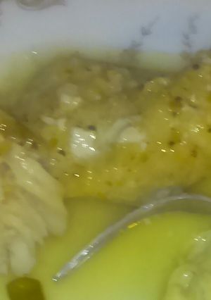 A picture of Momma's garlic lemon pepper Ling cod.