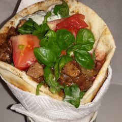 A picture of Lamb Souvlaki.