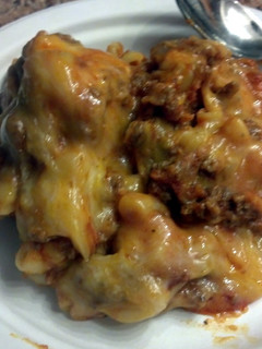 A picture of Beef macaroni.
