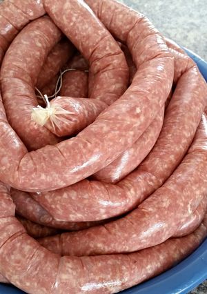 A picture of Beef Sausage.