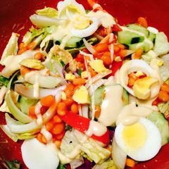 A picture of Ghana Salad.