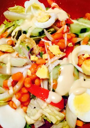 A picture of Ghana Salad.