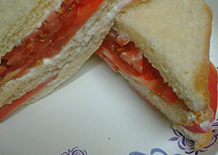 Recipe of Super Quick Homemade Tomato sandwich