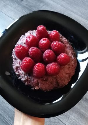Une photo de Bowl cake à la framboise