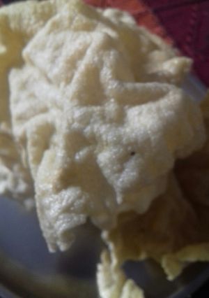 A picture of Rice flour papar.