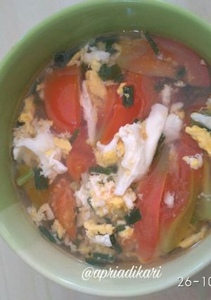 Foto resep Sup tomat telur (Tan Hua Yang)