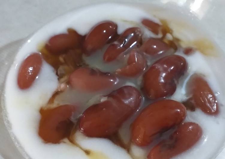 Ogura ice (es kacang merah)