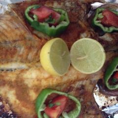 A picture of Grilled Fish With Olive Oil.