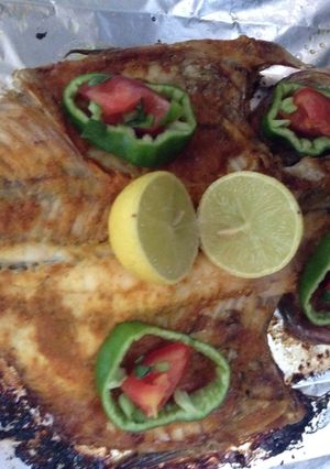 A picture of Grilled Fish With Olive Oil.