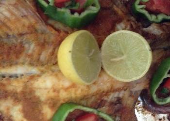 Popular Cuisine Grilled Fish With Olive Oil Delicious Perfect