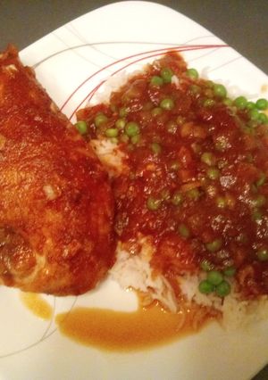 A picture of Oven Barbecued Chicken.