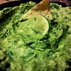 A picture of Homemade Guacamole.