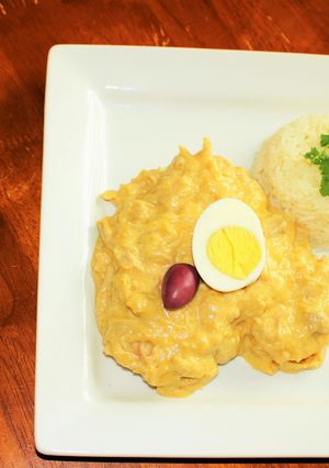 A picture of Aji de gallina.