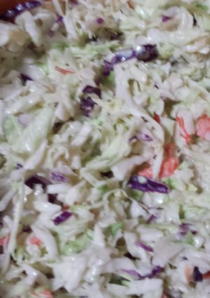 A picture of Almost KFC Slaw.