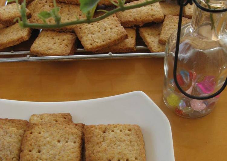 Recipe of Perfect Good for the Body! Macrobiotic Graham Crackers