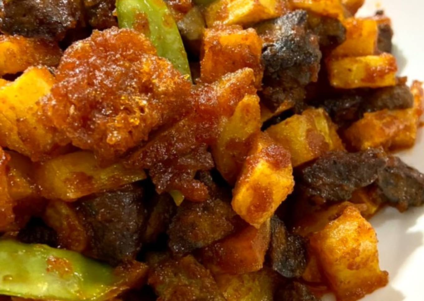 Sambal Goreng Kentang Ati Ampela