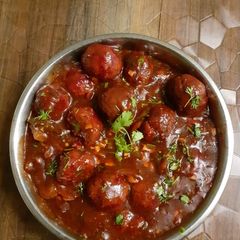 A picture of Veg ball Manchurian.