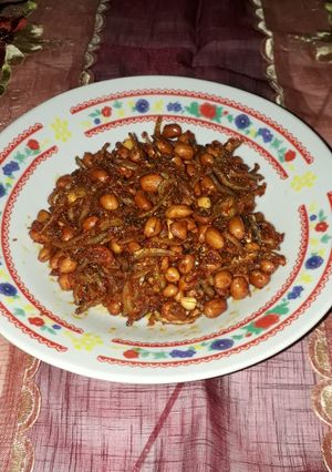 Foto resep Teri kacang balado