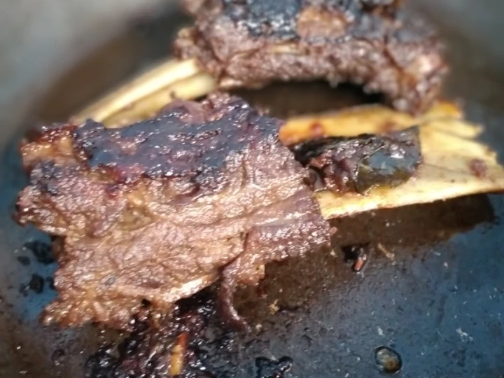 Langkah Gampang Membuat Resep Iga sapi panggang teflon yang Lezat Sekali