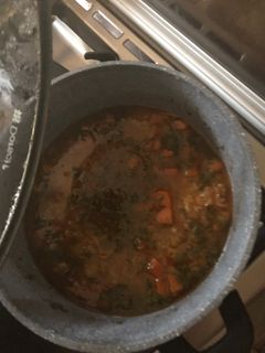 صورة لوصفة شوربة الدجاج بالجزر