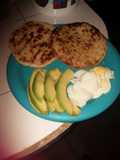 Arepas fitness de calabacín