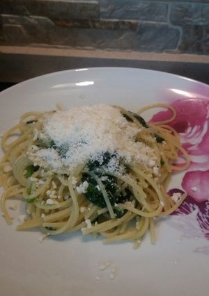 Foto di Spaghetti con gli spinaci