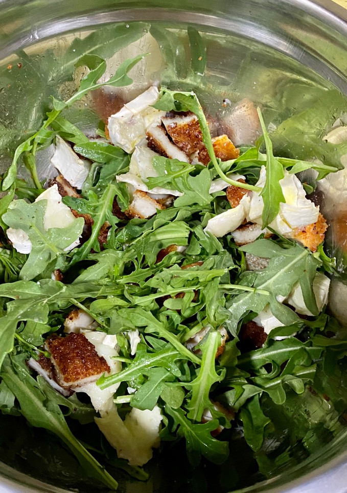 Una foto de Ensalada de rúcula