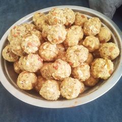 A picture of Jaggery Dry Fruits Ladoo.