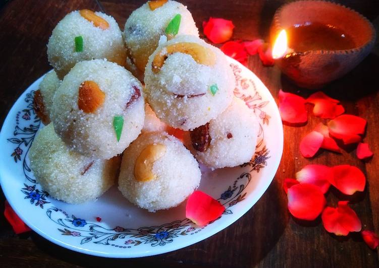 How to Prepare Super Quick Homemade Rava laddu