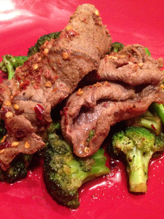 A picture of Beef and Broccoli.