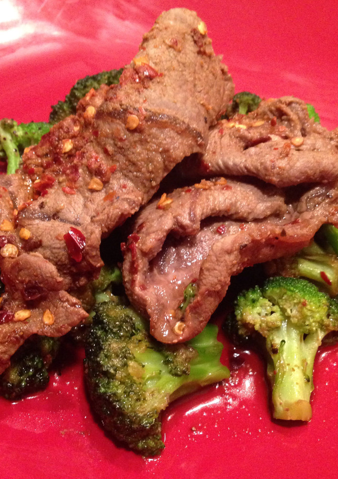 A picture of Beef and Broccoli.
