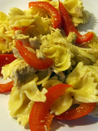 Easy Steps to Make Recipe Wine and chicken pasta that is Really Delicious, Addictive}