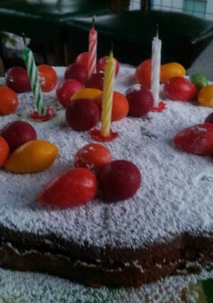 A picture of AMIEs Special CHOCOlate Cake.