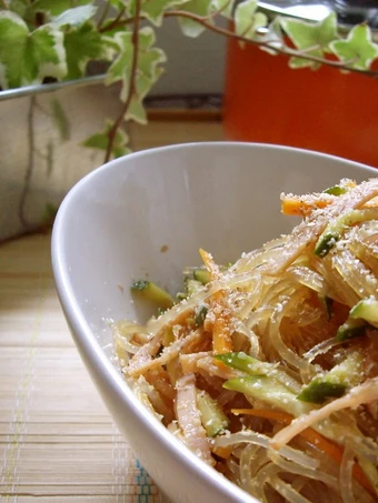 Easy Way Prepare Recipe Chinese Cellophane Noodle Salad that is So Delicious, Addictive}